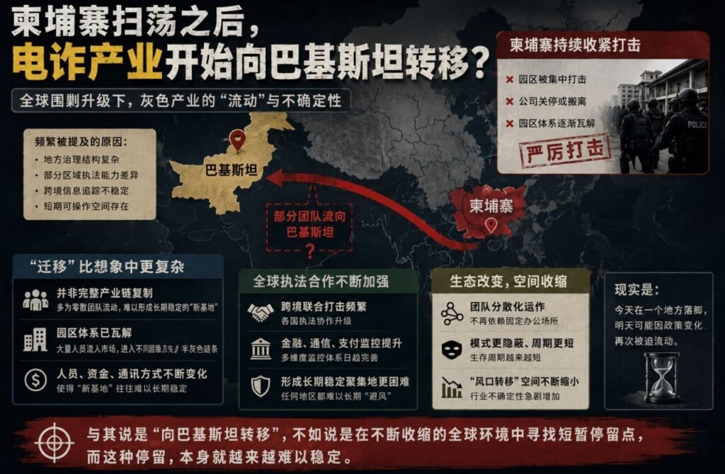 柬埔寨扫荡之后，电诈产业开始向巴基斯坦转移？-博彩推广-博彩社区-博彩论坛